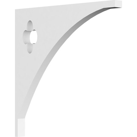 Ekena Millwork Turner Architectural Grade PVC Bracket, 5/8"W X 8"D X 8"H BKTP01X08X08TU